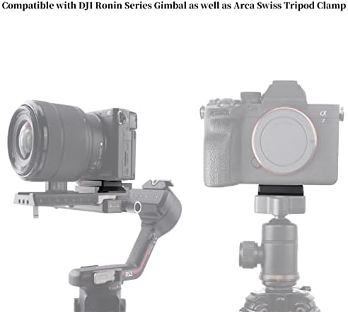 FOTGA DSLR Ploča za brzo otpuštanje kamere za DJI RONIN RS 2 RSC 2 RS 3 i Pro RS2/RSC2/RS3/RS3 Pro Gimbal Stabilizer, kompatibilni