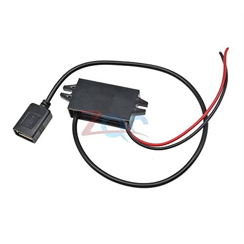 Femalni USB izlaz DC-DC Regulator pretvarača 15W 12V do 5V 3A Max Max odstupite adapter za napajanje s niskom toplinom Auto Auto Auther