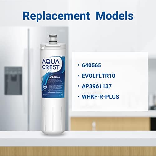 Zamjena aqua grebena 640565 Filter za vodu u hladnjaku, kompatibilan s Bosch 640565, Evolfltr10 AP3961137, 3M CUNO CS-52, WHIRLPOOL