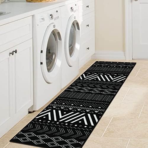Cekene Nylon Runner prostirke za hodnik s gumenom podlogom 2x8 non Slip Boho Hallway trkač za pranje tepiha za pranje tepiha za ulaznu