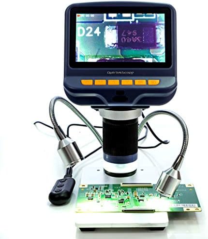 OPTI-TEKSCOPE OT-FHD USB mikroskop makro kamera-Digitalni USB W/ 4.3 LCD zaslon, 10-220X uvećanje plus digitalni zum, do 4032 x 2034p