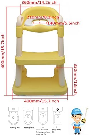 Hongk- beba žuta širi korak mališani mališani za trening sjedala Toaletna stolica za toaletna stolica za dijete u kupaonici trener