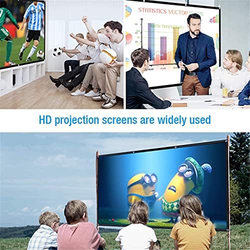 Liruxun 150 inčni projektor zaslon za ekranu preklopnog zaslona za ekranu za projiciranje anti-stvaranja za kućno kino