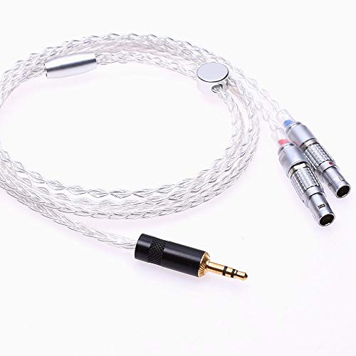 Gagacocc DIY ručno napravljeno hi-end 8 jezgara 5n PCOCC-a srebrni kabel za nadogradnju slušalica za žarišnu utopiju ultra slušalice)