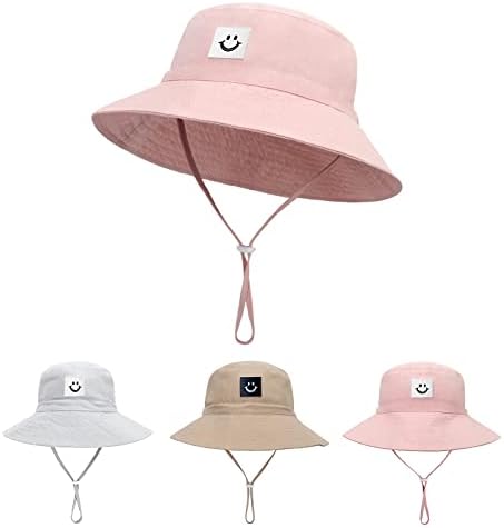 2pcs Sunčani šešir za roditelje i djecu, nasmiješeno lice 50+, dječja panama za mamu i dječake, šešir za plažu za djevojčice