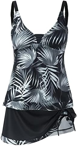 Havajski ljetni bikini za žensko plivanje plus veličina bez rukava hladno fit poliester tenk grafički grafički izvan ramena