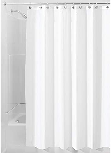 IDESIGN Čvrsta tkanina Kupodna zavjesa za tuširanje - 72 x 72, bijela
