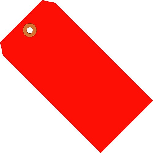 Kutija USA BG12051C Oznake za dostavu, 13 PT, 4 3/4 x 2 3/8, fluorescentna crvena