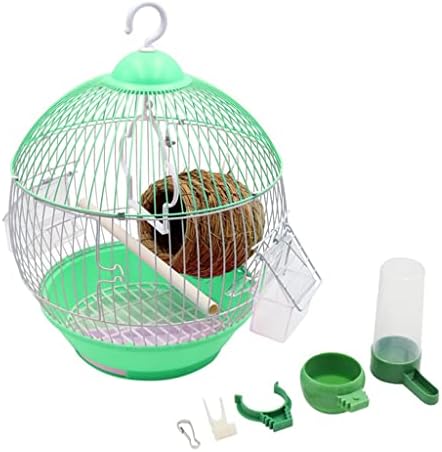Okrugli kavez za ptice s hranilicom za ptice kavez za ptice s ptičjim gnijezdom ventilirani uklonjivi kavez za kućne ljubimce