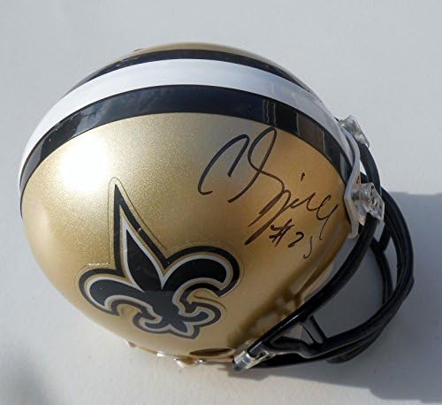 C. J. Spiller potpisao je nogometnu mini kacigu s autogramom u NFL-u - mini kacige NFL-a