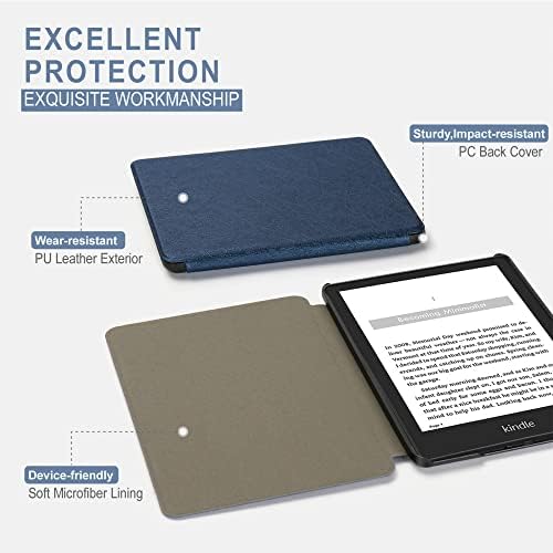 TORBICA je pogodna za Kindle 2019 Kožna navlaka - Umjetna flip-koža Smart Lightweight Shell Cover Pokriće za Zapaliti 2019 - Apstraktne