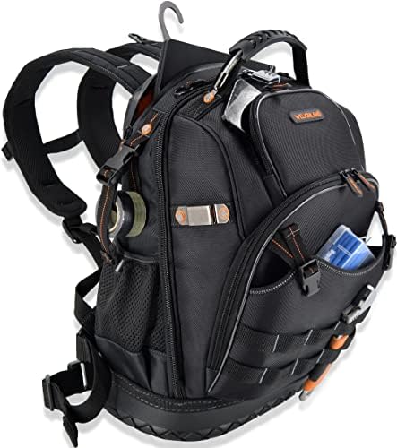 Ruksak alata za 77 džepova, ruksak alata za muškarce, ruksak HVAC alatne vrećice, električna vrećica za ruksak za ruksak, veliki ruksak