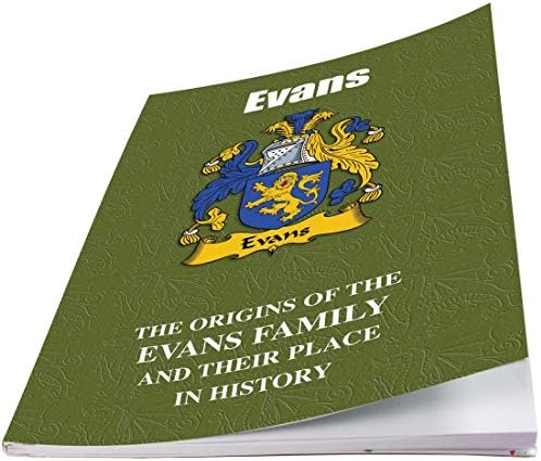 I LUV LTD Evans Welsh Family Prezime povijesti s kratkim povijesnim činjenicama