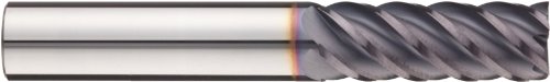 Karbidni glodalica s kvadratnim izljevom, 17003616, inčni, inčni, grubi i završni, zavojnica od 45 stupnjeva, 5 utora, Ukupna duljina