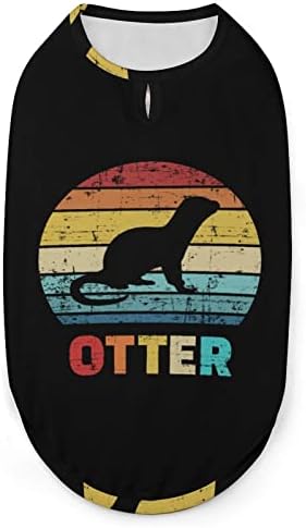 Vintage Otter pse prsluk pulover za kućne ljubimce odjeća za pseću jaknu za male srednje pse i mačke 2xl