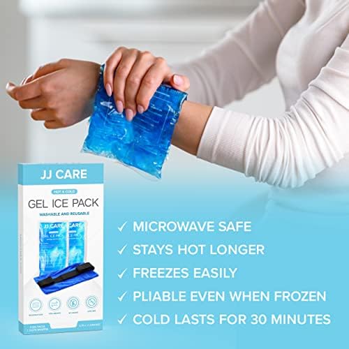 Paketići s gel ledom za ozljede-gel za višekratnu upotrebu i fleksibilni omotač za vrući oblog i hladnu terapiju-3-dijelni set gel