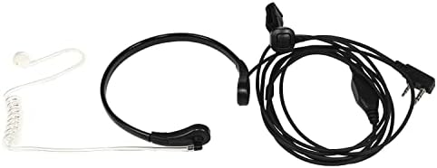 Slušalice HQRP akustične slušalice i mikrofon, za grla, kompatibilna sa Kenwood TK-340, TK-340D, TK-348, TK-349, TK-350 + HQRP Sun