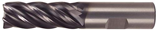 Metrički krajnji rezač serije 9525182 5777 8 mm promjera, 19 mm dubine reza, 63 mm duljine, cilindrični vrh s ravnom drškom, 5 utora