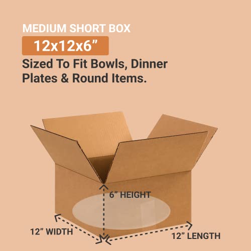 BOX USA Shipping Boxes Medium 12L x 12W x 6 H, 25 komada | Karton od гофрокартона 12126 & Partneri  14x10x6  Kutije od гофрокартона, 14