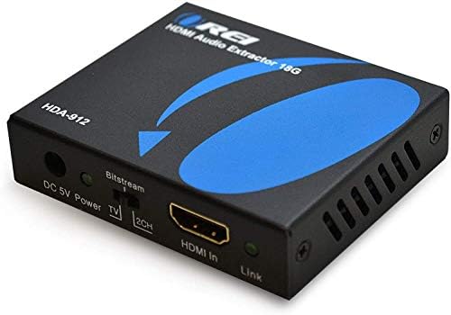 4K 18GBPS HDMI 2.0 Ekstraktor audio pretvarača s 2 -pakovim 6ft HDMI kabelom OREI - sa SPDIF, 3,5 mm izlaz, HDR i Dolby Digital Passthrough