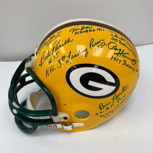 Legende o mumbo-u potpisale su kacigu pune veličine 15 mumbo-NFL kacige s autogramima igrača