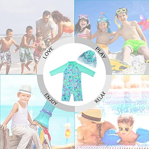 UpAndfast Baby Boy/Girl kupaći kostim sa Snap Down Upf 50+ zaštita od sunca Malini s jednim komadom kupaćih kostima
