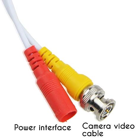 KYBATE 65ft bijeli BNC produžni kabel kabel za noćnu sovu Camera Cam-HDA10WBU