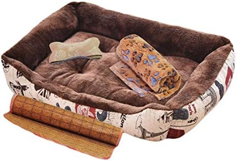 Pseći krevet izdržljiv jastuk, termički neklizavni kauč odvajanja odvajani nadjev pamuka za kućne ljubimce Psi i mačke