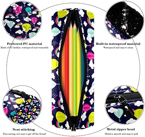 Putna Kozmetička torbica organizator šminke za žene toaletna torbica četke crtani balon nebeske boje duge