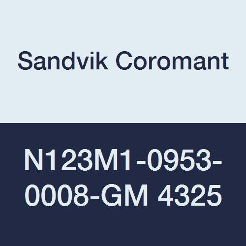 Sandvik Coromant, N123M1-0953-0008- GM 4325, Ploča CoroCut 1-2 za narezivanje žljebova, Твердосплавная, neutralan rez, marka 4325,