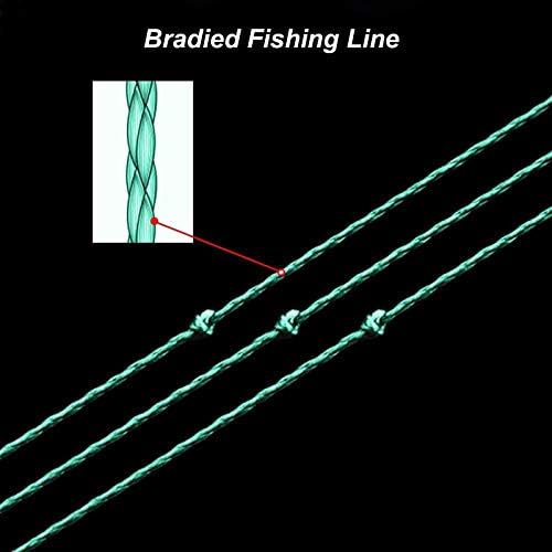 Mounchain pleteni ribolovni liniju, 4 ili 8 pramenova otpornih na pletene linije super jake osjetljive na PE ribolovu 300m / 500m