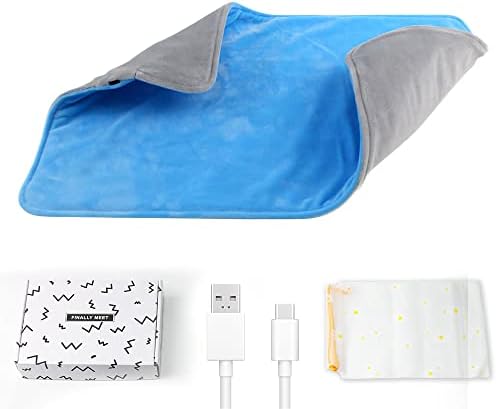 USB jastučić za grijanje, 5V prijenosni grijani pokrivač za putnike za ublažavanje bolova u leđima, vratu i ramenima