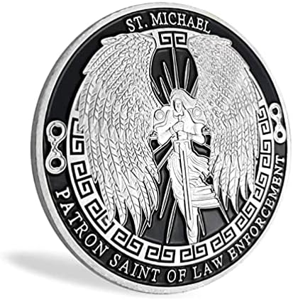 Glamtune St. Michael Patron Svetac za provođenje zakona Vojni izazov Coin Hero's Molitva Komemorativna kovanica