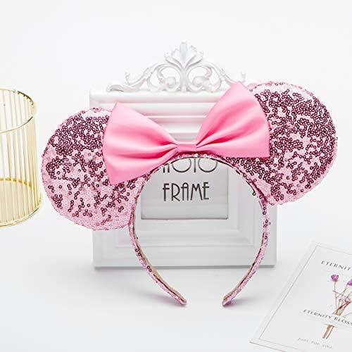 Minnie ' s Headband Minnie Headband, Glitter mouse headband, Jedna veličina odgovara svima