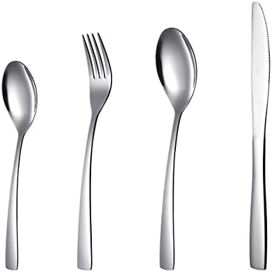 Set pribora za jelo od nehrđajućeg čelika 18/0, set pribora za jelo za kućnu kuhinju hotelskog restorana, set srebrnog posuđa od 20