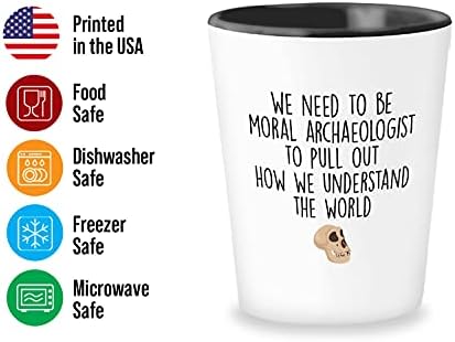 Zagrljaj mjehurića arheologa čaša od 1,5 oz-moramo biti moralni arheolozi - sarkazam skeletni artefakti Povijest iskopavanja Paleologija