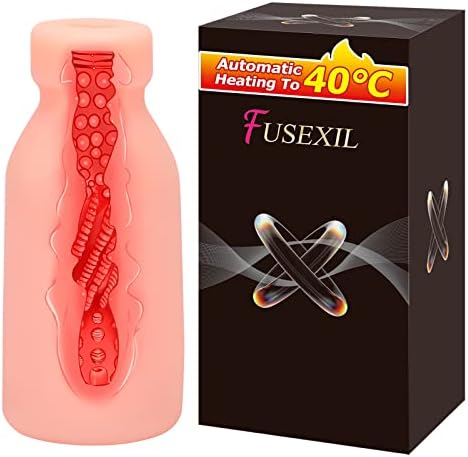 Muška masturbatorska čaša automatsko grijanje seksualna igračka 1,1 lb Realistični teksturirani kanal Bliski džepni maca dizajn boca