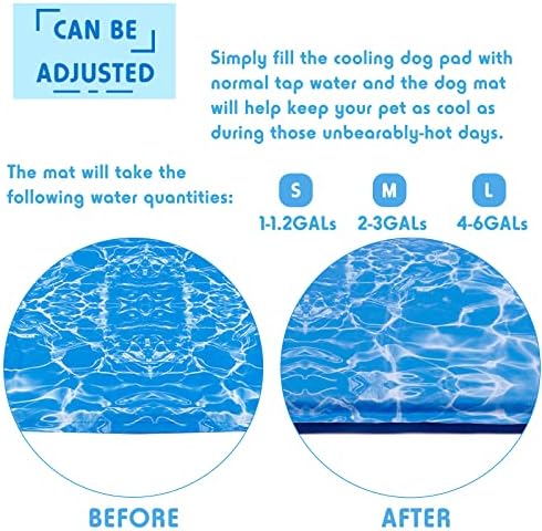 Prostirka za hlađenje psa za hlađenje kućnih ljubimaca hlađenje hladna jastuka hladna deka ubrizgavanje vode izdržljivo hlađenje pseće