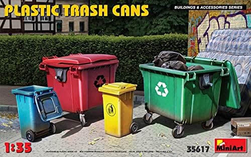 Assembly KIT Compatible with Plastic Trash CANS KIT 1: 35 MINIART MIN35617