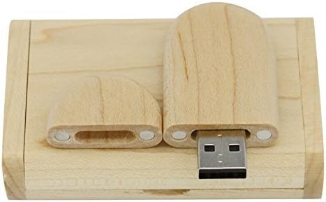 Maple Wood USB Flash pogon s drvenom kutijom u diskova memorija Stick Pen pogon