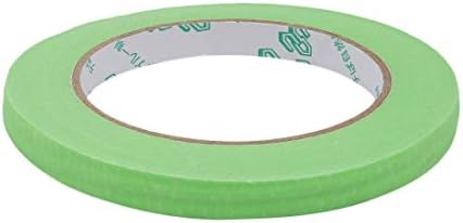 Aexit krep papir električna oprema opća namjena maskiranje trake zelena širina 8 mm duljina 50 metara